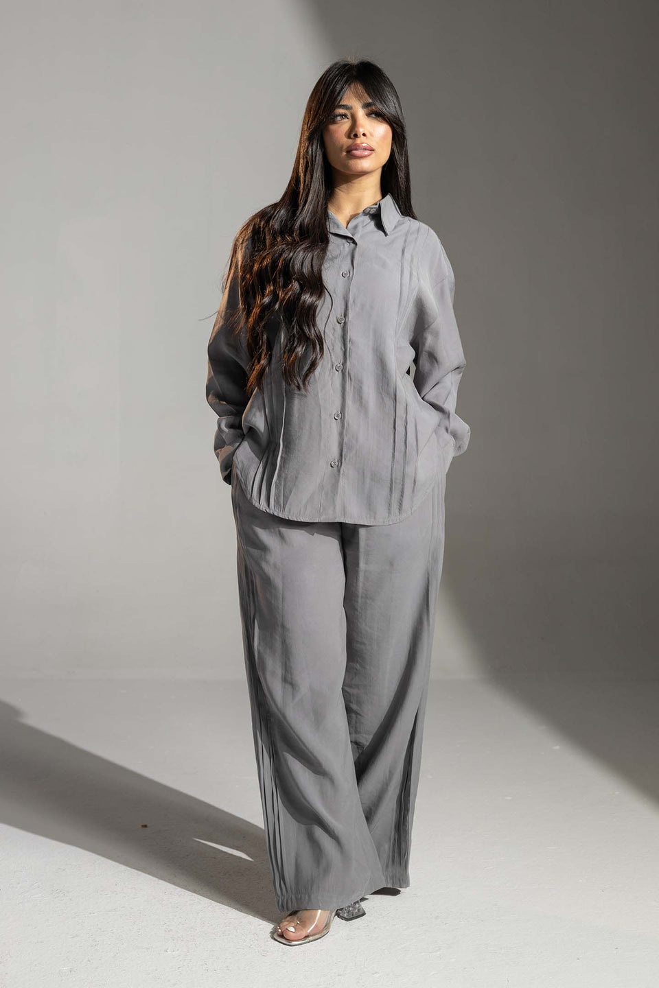 Grey Relaxed Fit Co-Ord Set