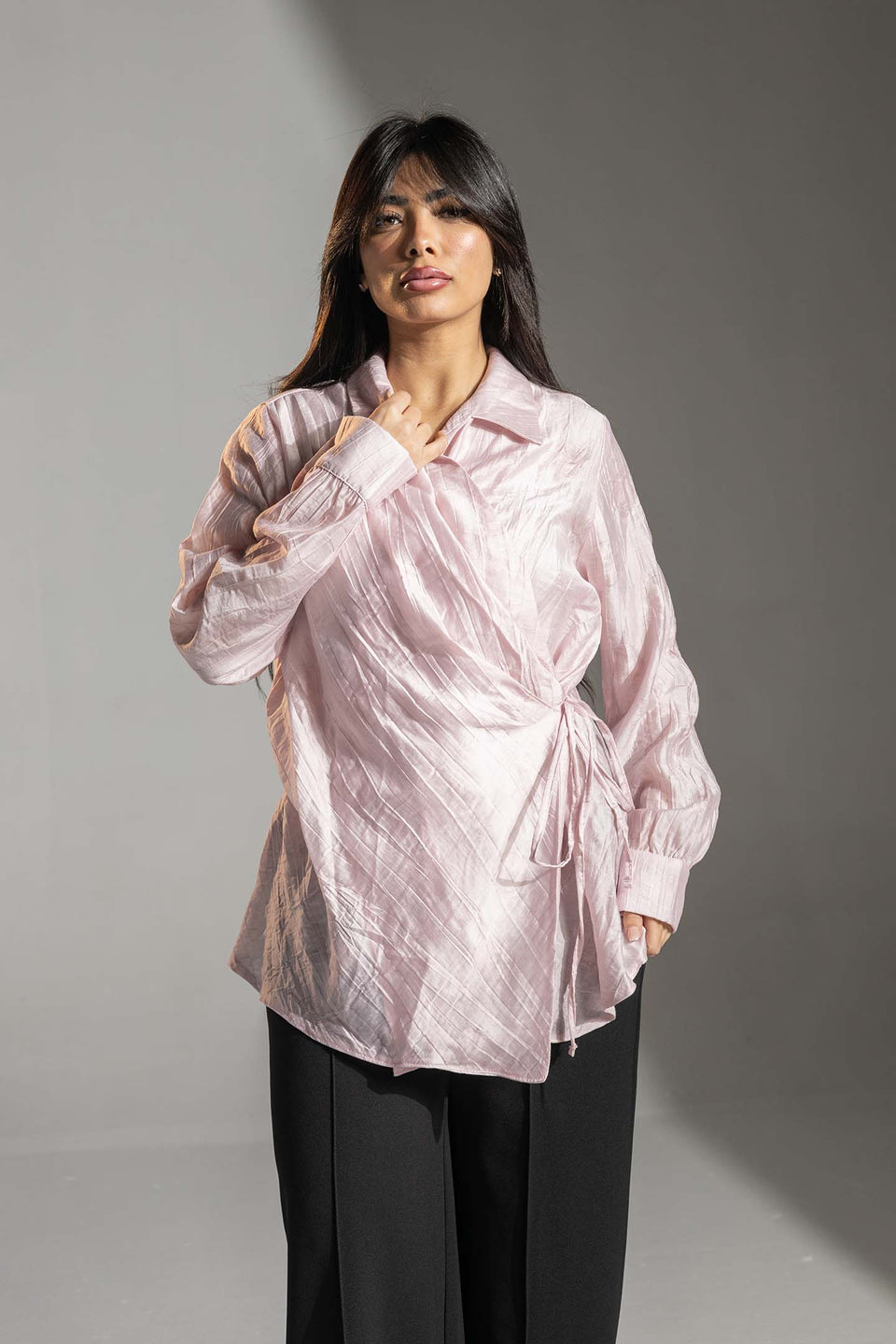 Rose Tied Elegant Blouse