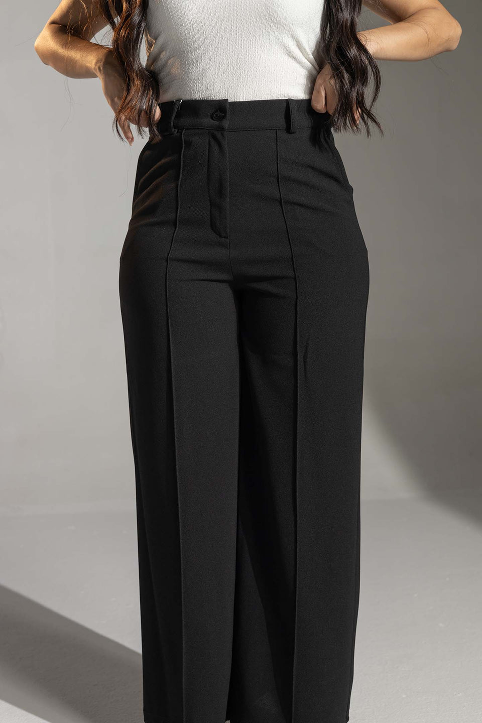 Black Tailored Elegant Pants