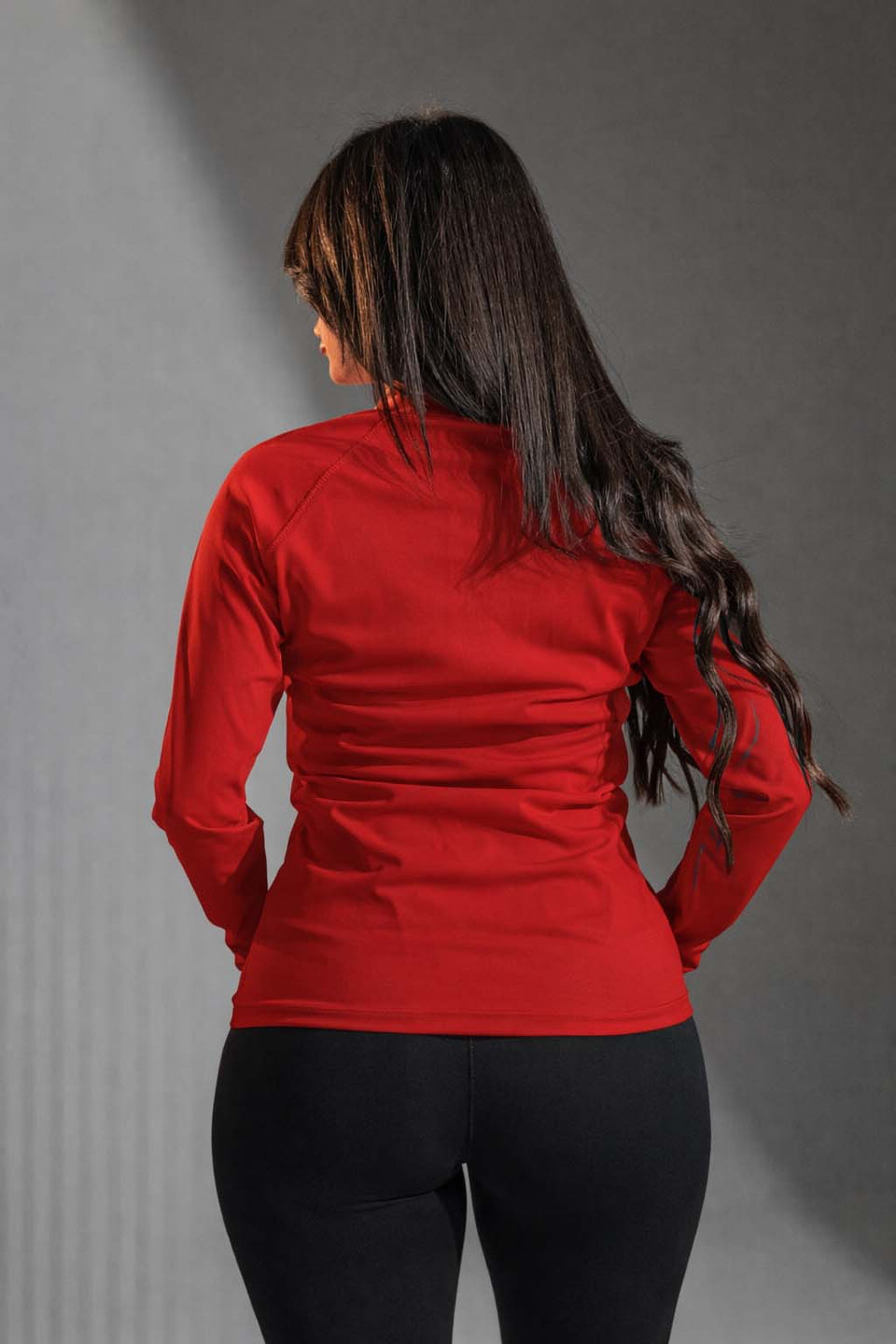 Red Half-Zip Performance Top