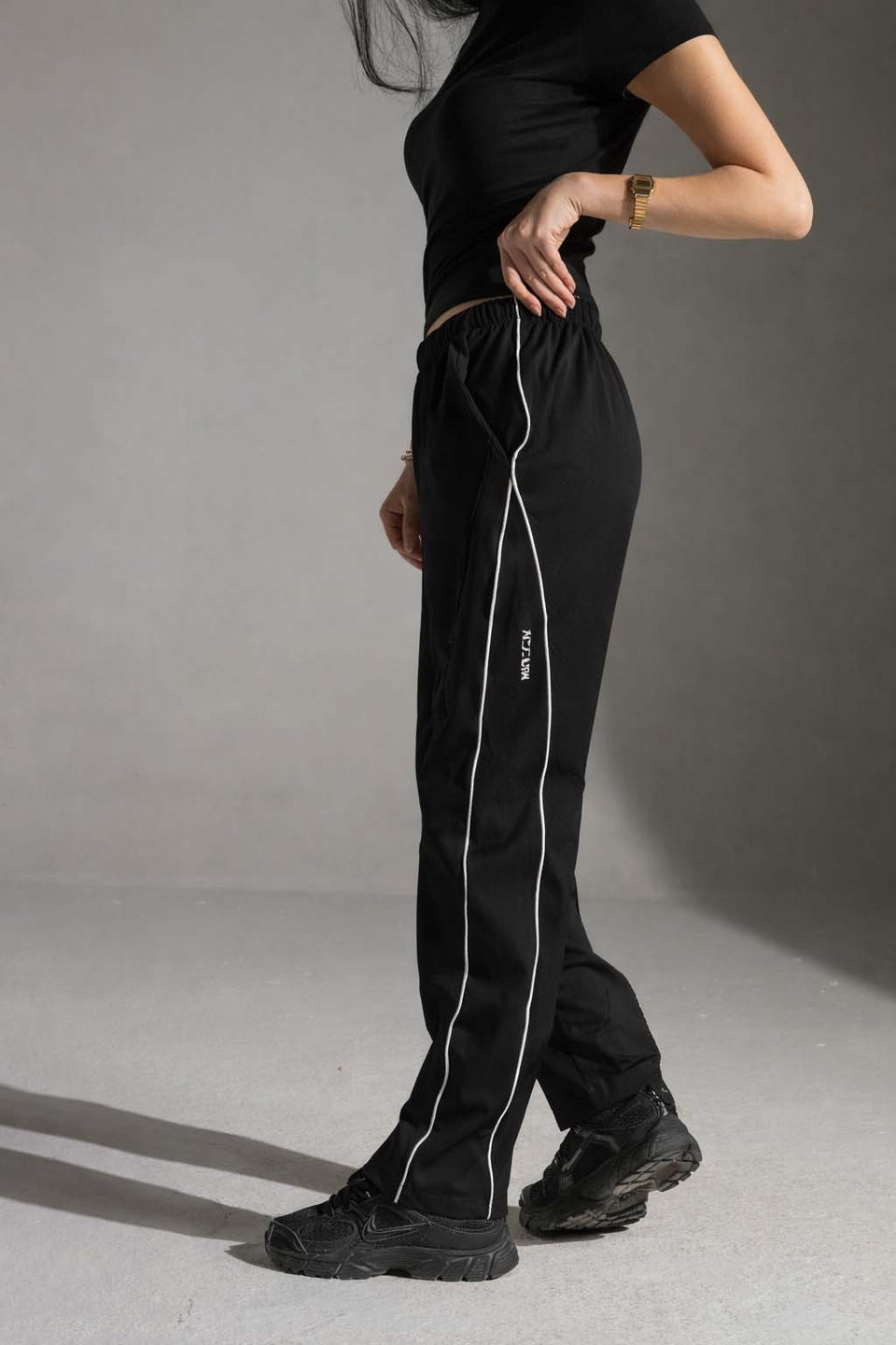 Black Sport Track Pants