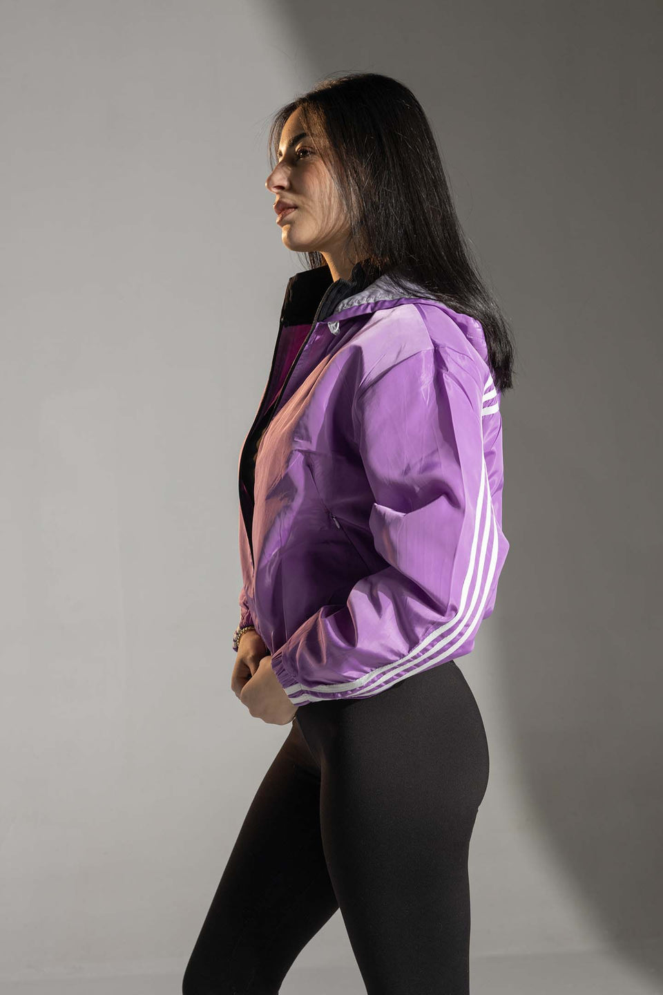 Purple Sport Zip-Up Jacket