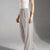 Grey Side-Stripe Wide-Leg Track Pants