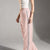 Rose Side-Stripe Wide-Leg Track Pants
