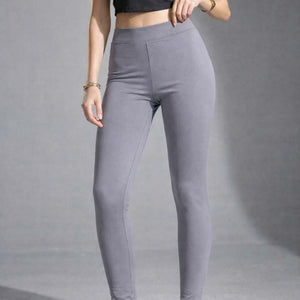 Grey High-Waist Training Leggings