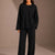 Black Relaxed Fit Lounge Set