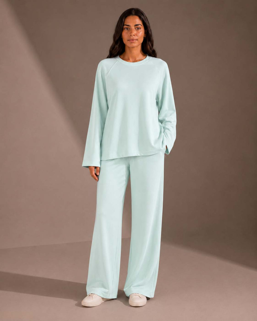 Blue Relaxed Fit Lounge Set