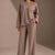 Coffe Relaxed Fit Lounge Set