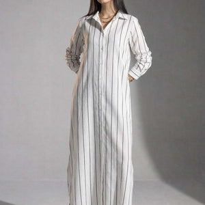 Black Long Striped Shirt