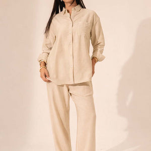 Beige Comfort Linen Set