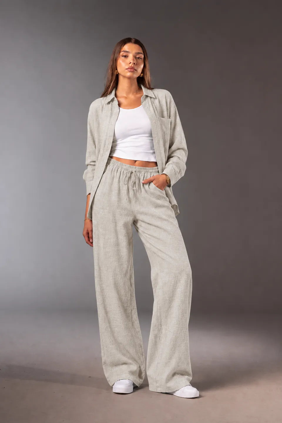 Beige Comfort Linen Set