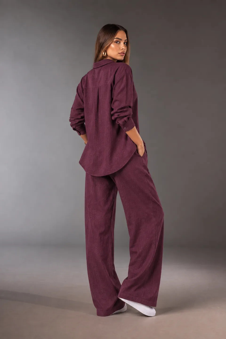 Burgundy Comfort Linen Set