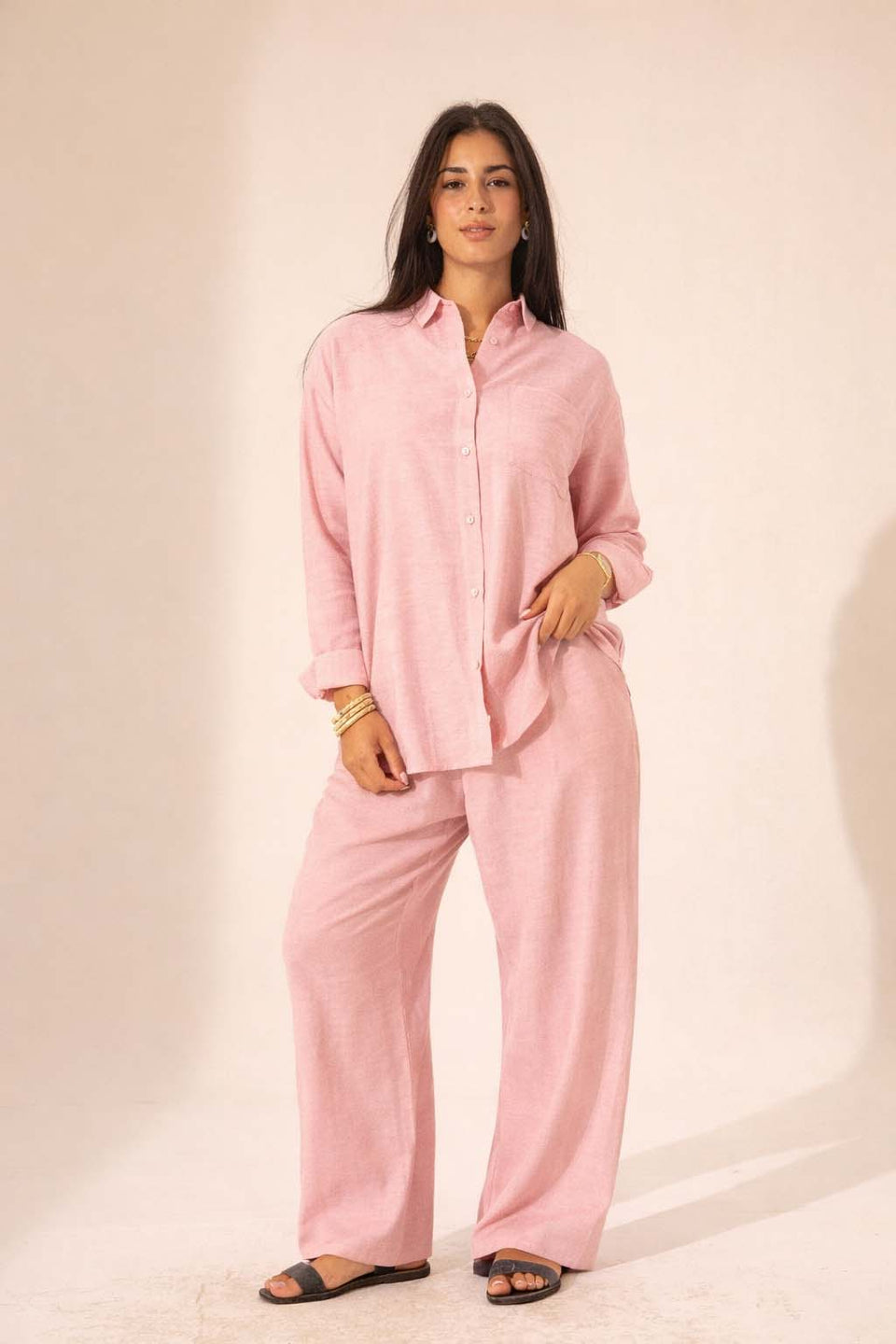 Pink Comfort Linen Set