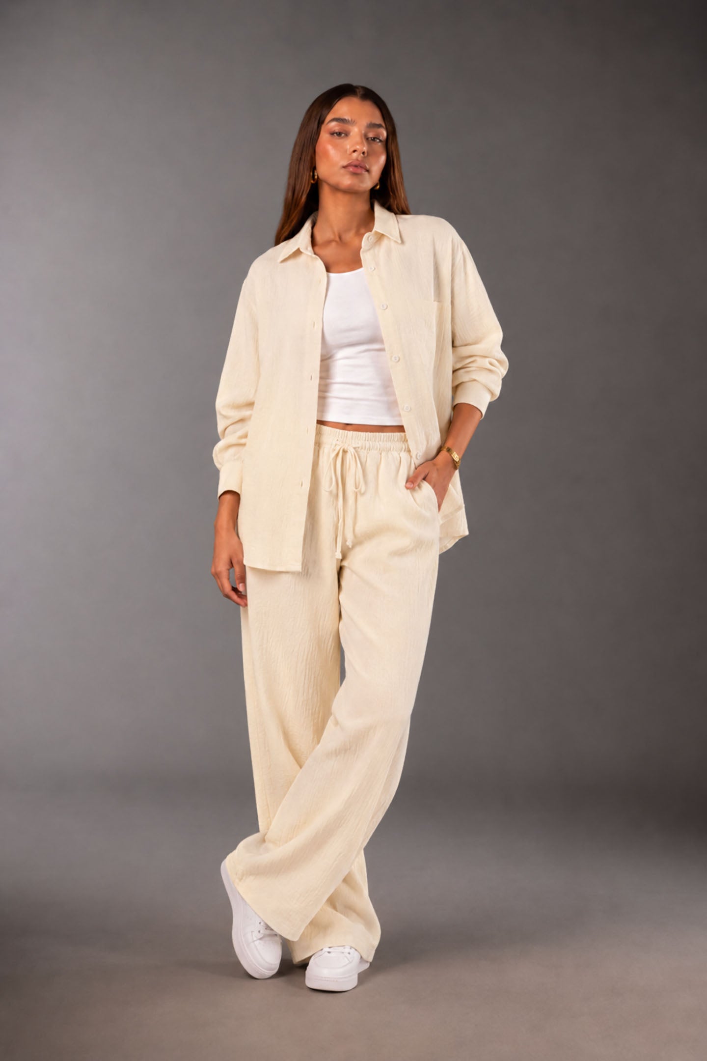 Beige Comfort Linen Set