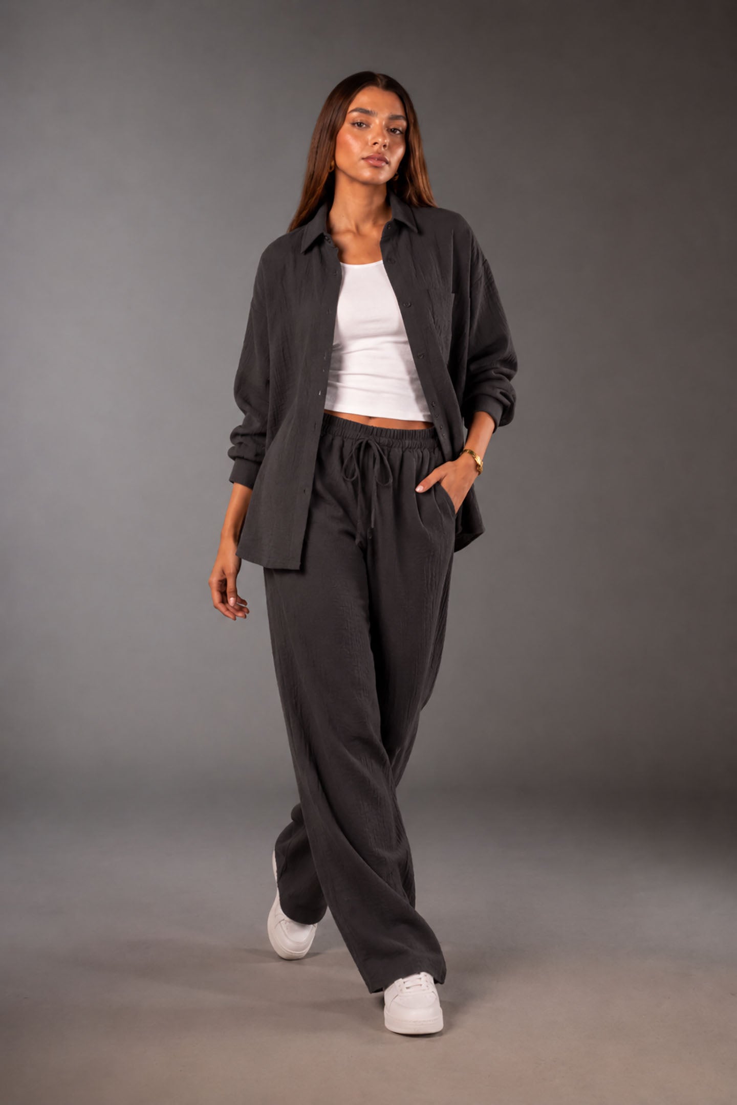 Black Comfort Linen Set