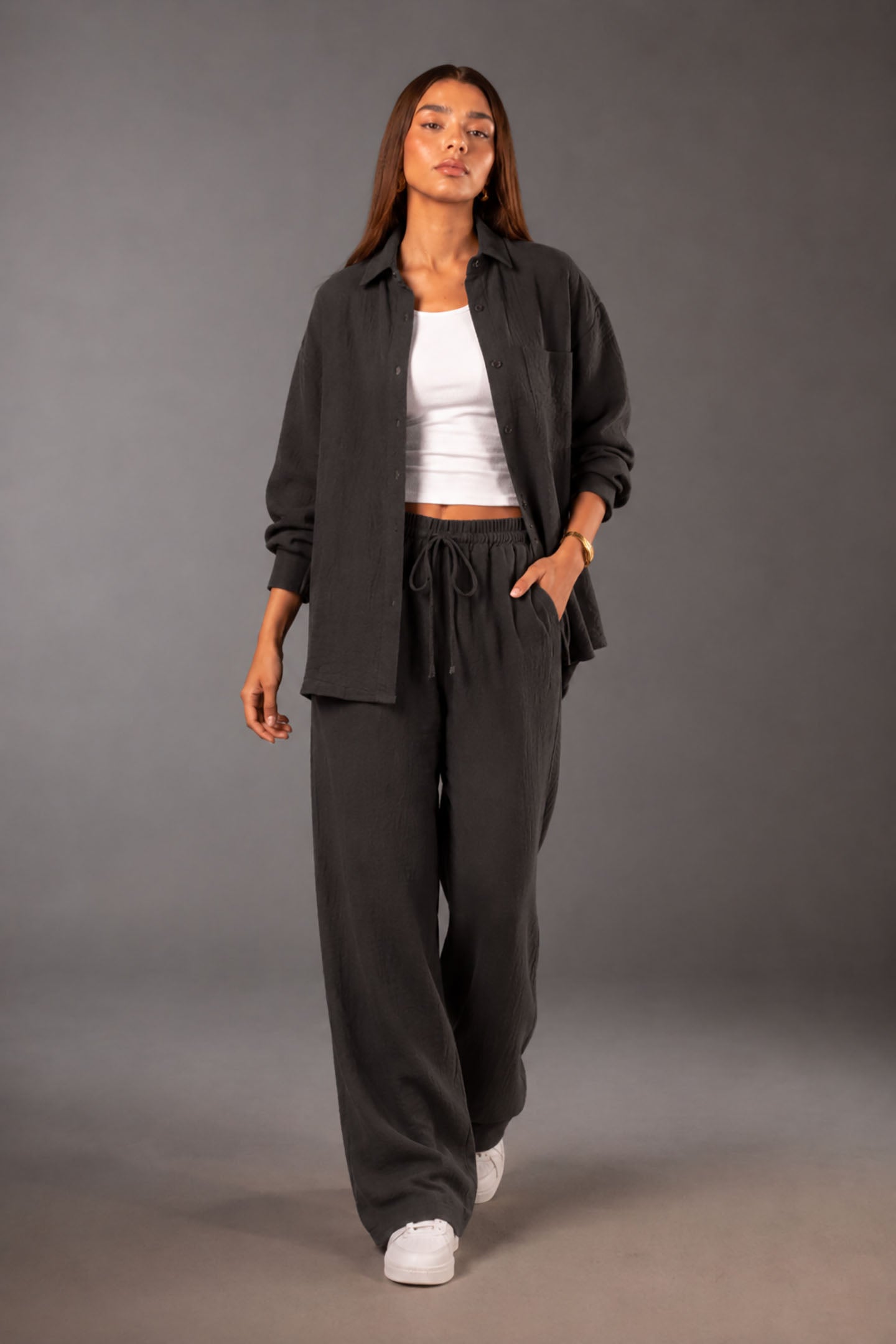 Black Comfort Linen Set