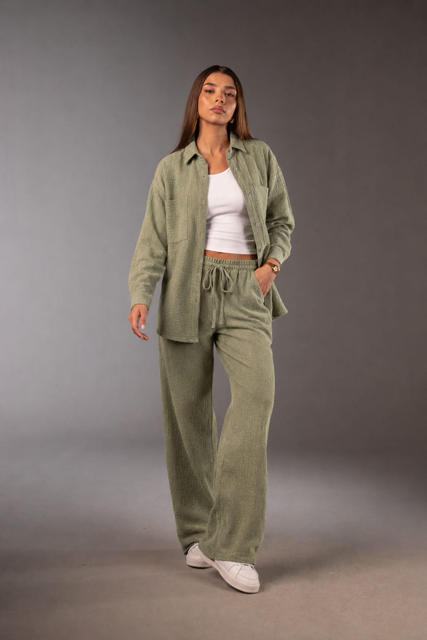 Olive Comfort Linen Set