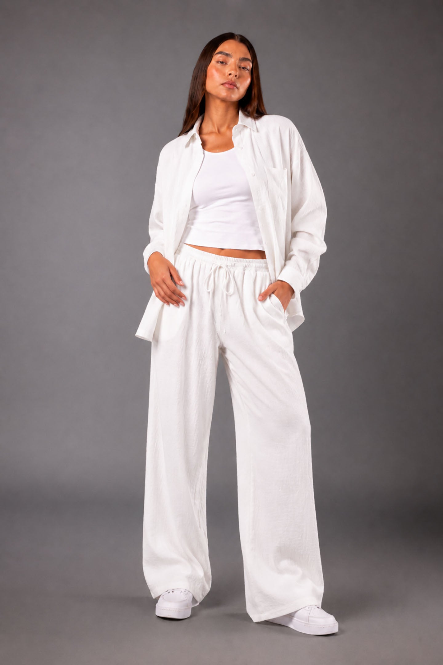 White Comfort Linen Set