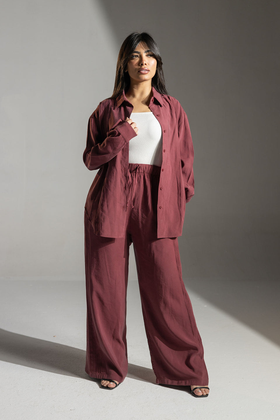 Burgundy Soft Lounge Set