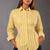 Yellow Striped Tie-Back Shirt