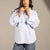 Blue Striped Oversized Shirt