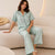 Mint Paisley Short Sleeve Pajama Set
