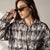 Pink Checkered Oversized Shirt