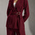 Burgundy Rosalyn Tailored Blazer