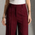 Burgundy Rosalyn Tailored Pants