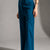 Teal Rosalyn Tailored Pants