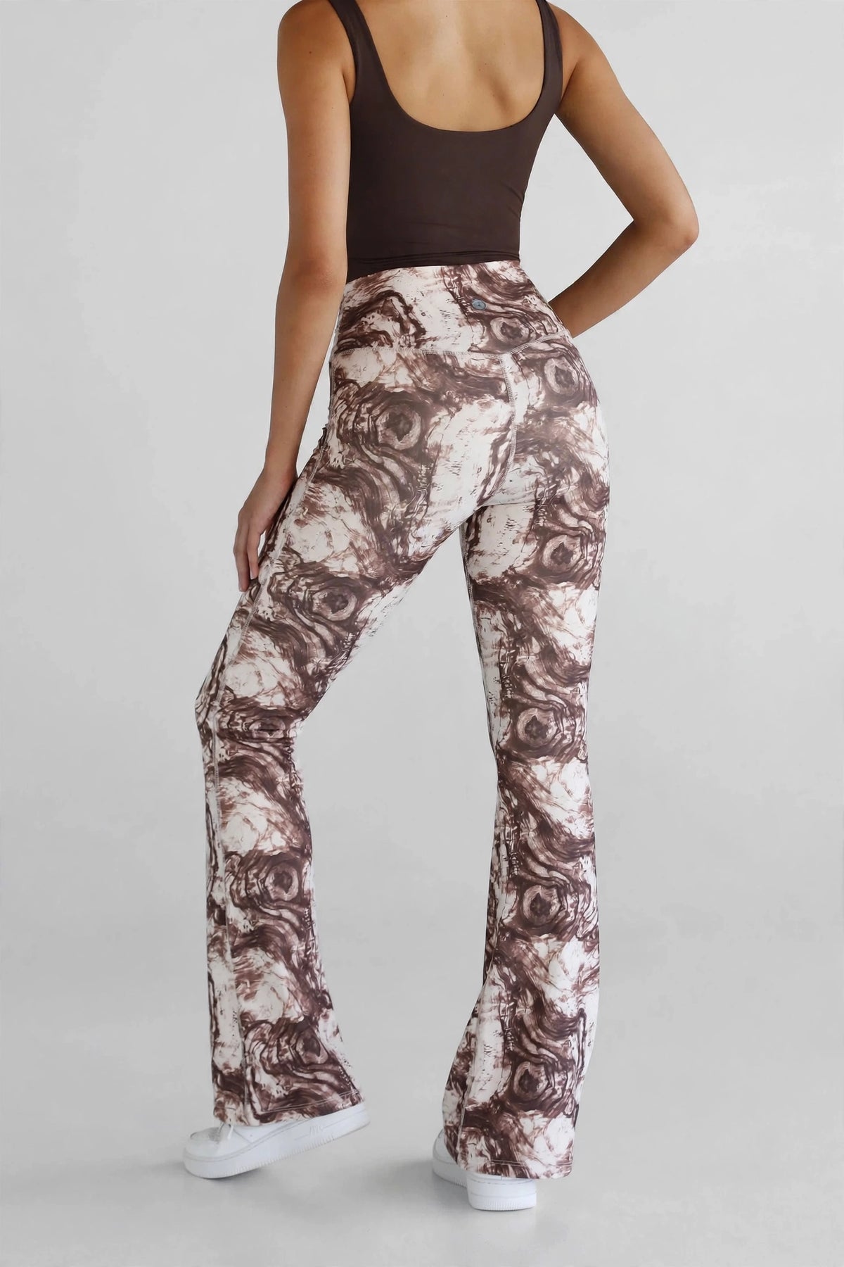 Brown Flare Leggings