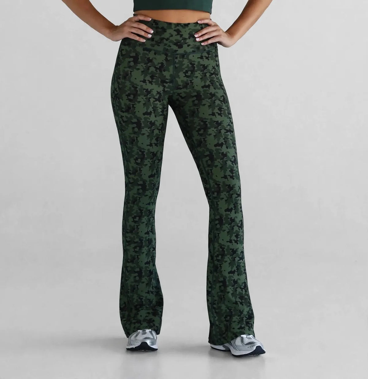Olive Flare Leggings