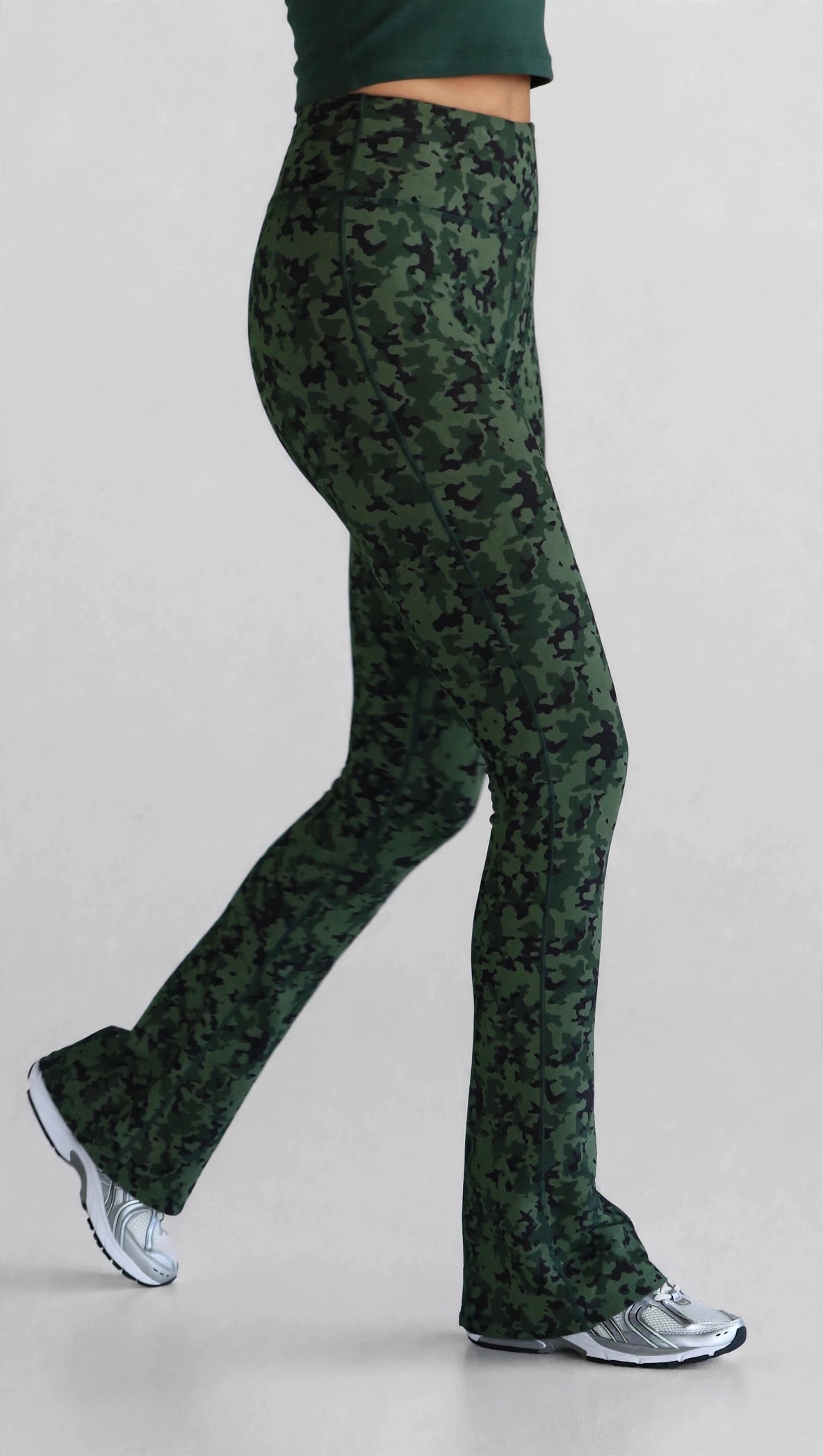 Olive Flare Leggings