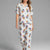 White Floral Pajama Set