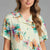 Yellow Floral Pajama Set
