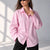 Pink Poplin Oversized Shirt