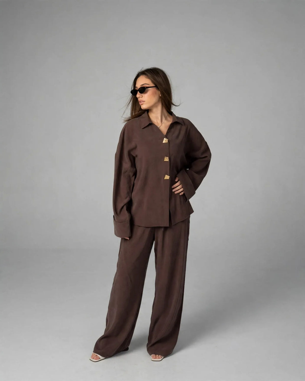 Brown Cobra Co-ord Set