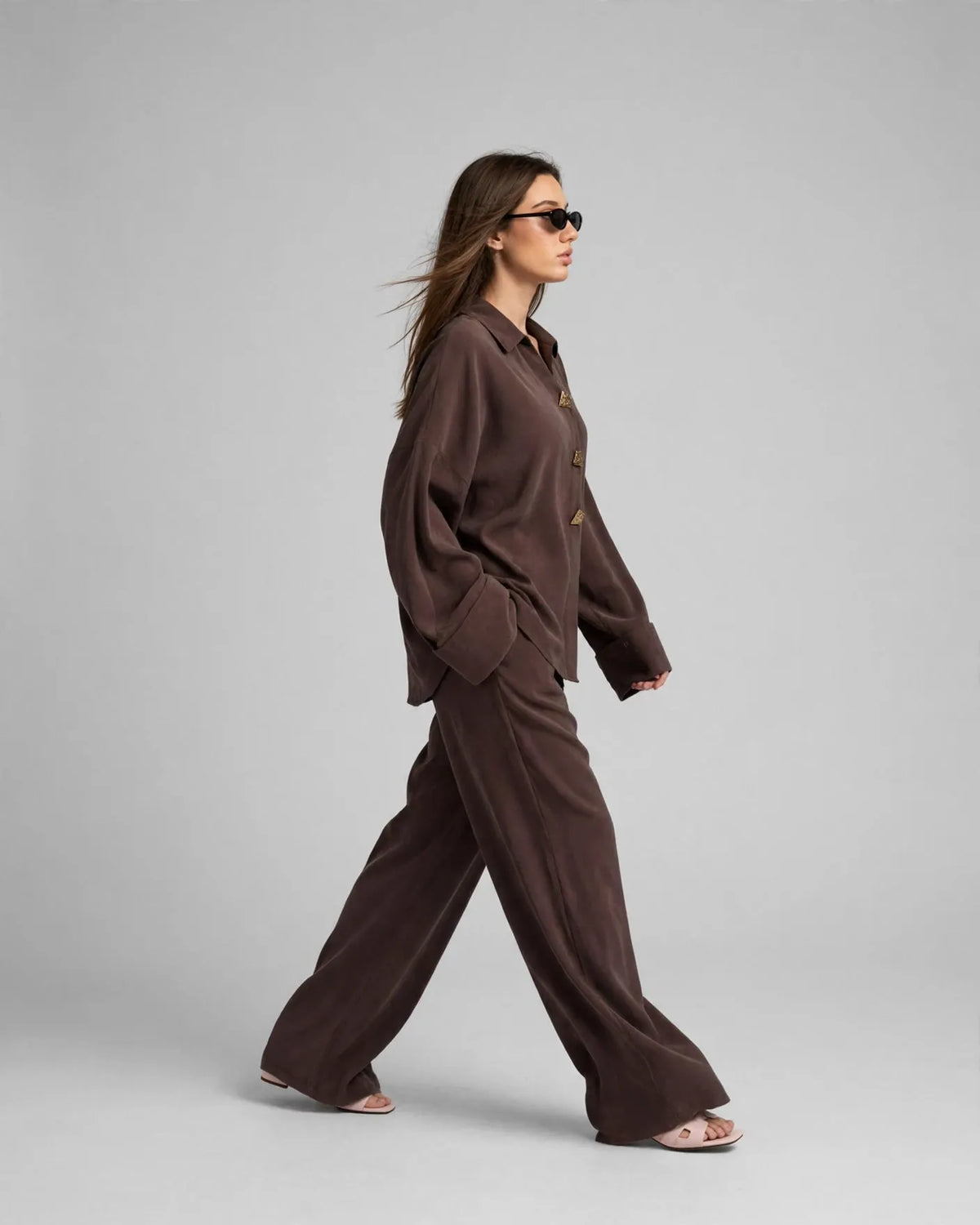 Brown Cobra Co-ord Set