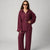 Burgundy Cobra Co-ord Set