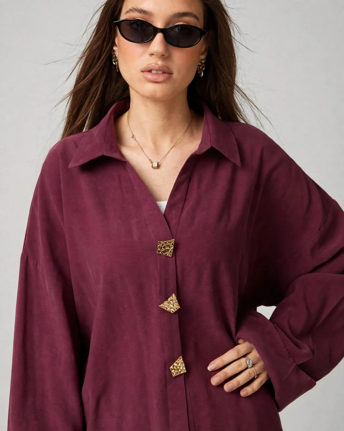 Burgundy Cobra Co-ord Set