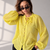 Yellow Sparkle Embroidered blouse