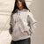Grey Oversized Plain Hoodie