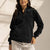 Black Oversized Zipped Hoodie