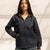 Navy Oversized Zipped Hoodie