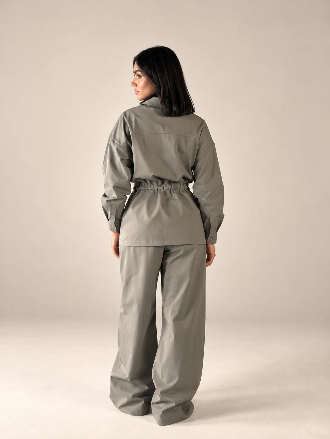 Mint Tie-Waist Pockets Set