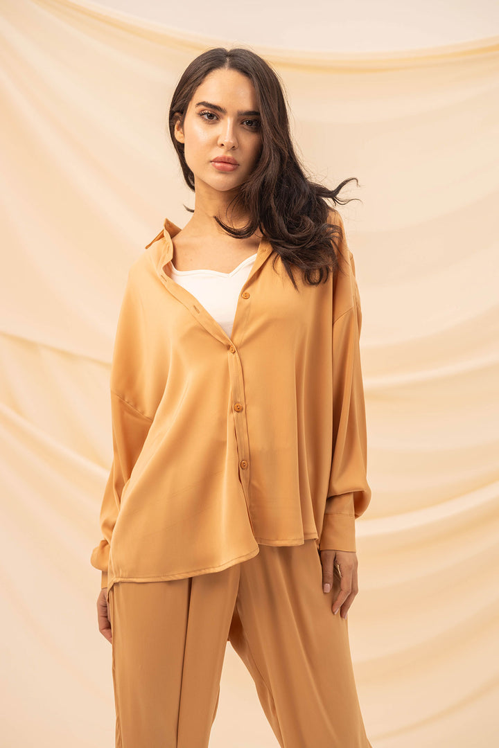 Camel Stain Comfort Shirt