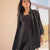 Black Summer Tied Linen Set