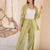 Lime Summer Tied Linen Set