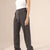 Black Wide Leg Tied Pants