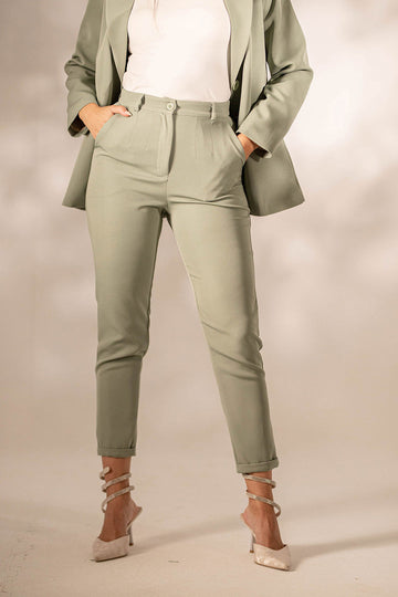 Mintgreen Formal Modern Fit Pants